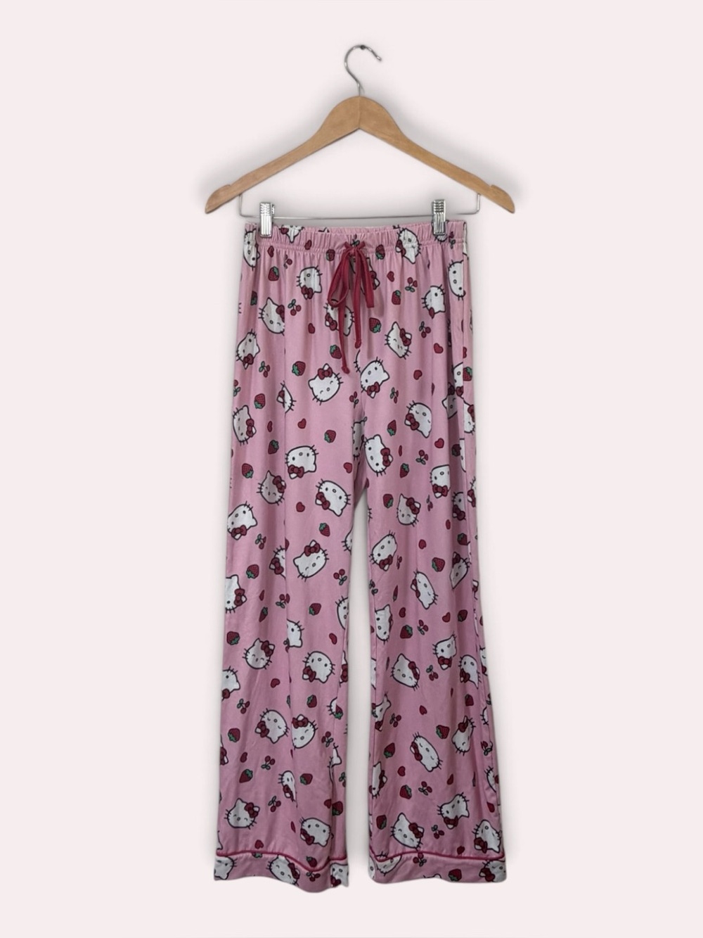 Sanrio Hello Kitty Strawberry Pajama Pants, Size S, MSRP $38